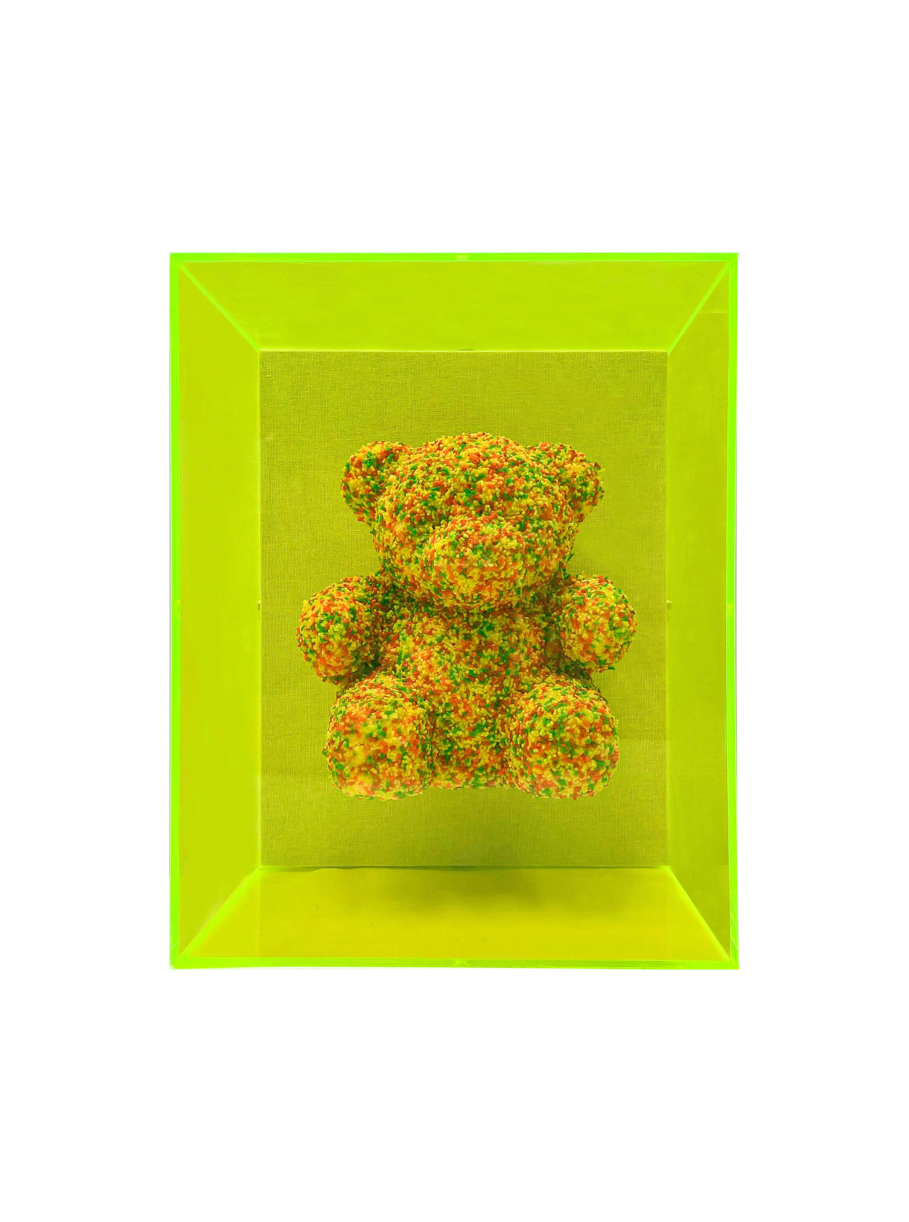 Think Sweet: Sprinkle Gummy Bear Wall Art (Pop Art Acrylic Decor)
