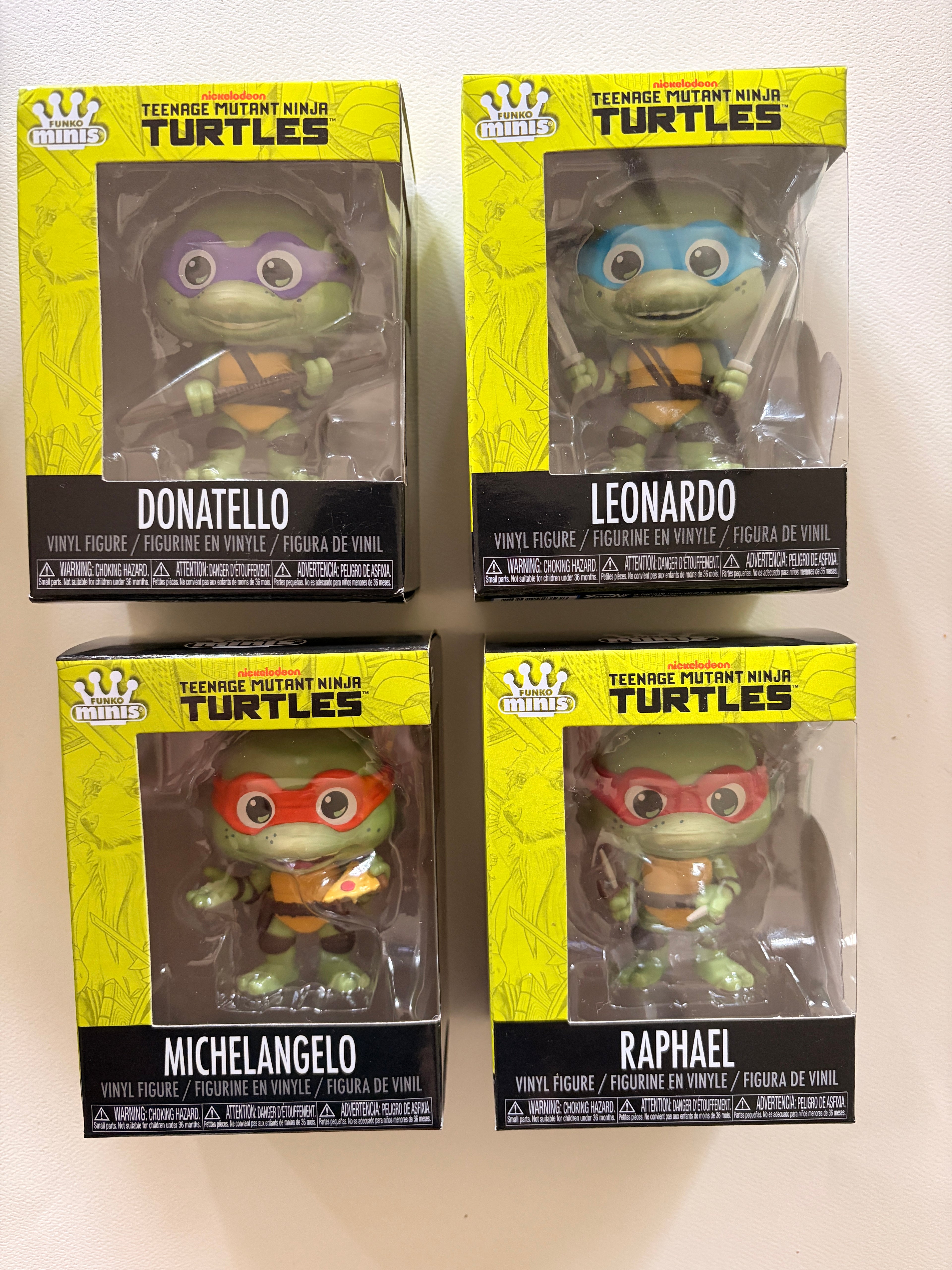 Teenage Mutant Ninja Turtles - Mini Vinyl Figures