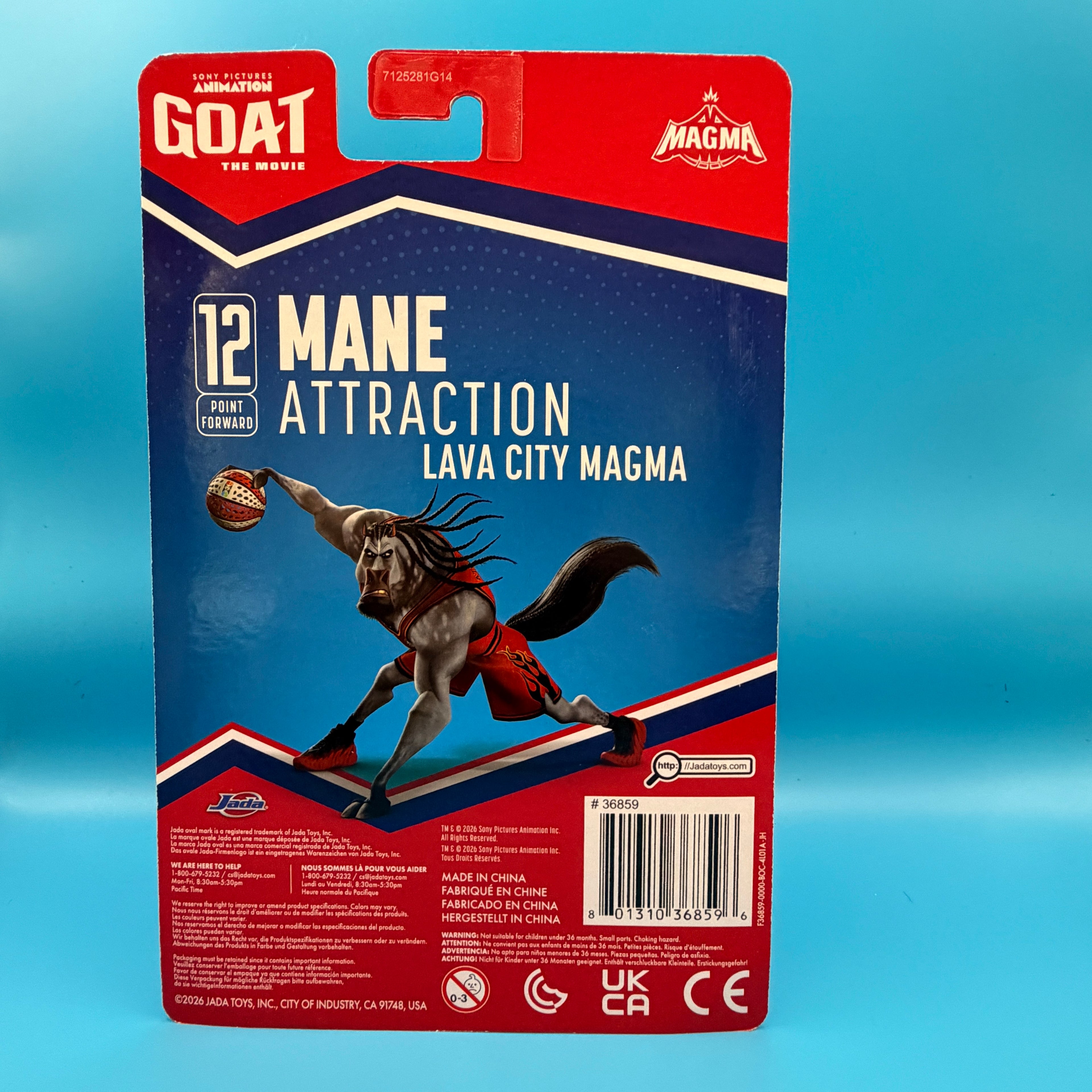 GOAT Netflix Movie Action Figure Set -  Harris, Mane Attraction