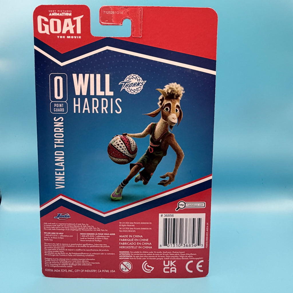 GOAT Netflix Movie Action Figure Set -  Harris, Mane Attraction