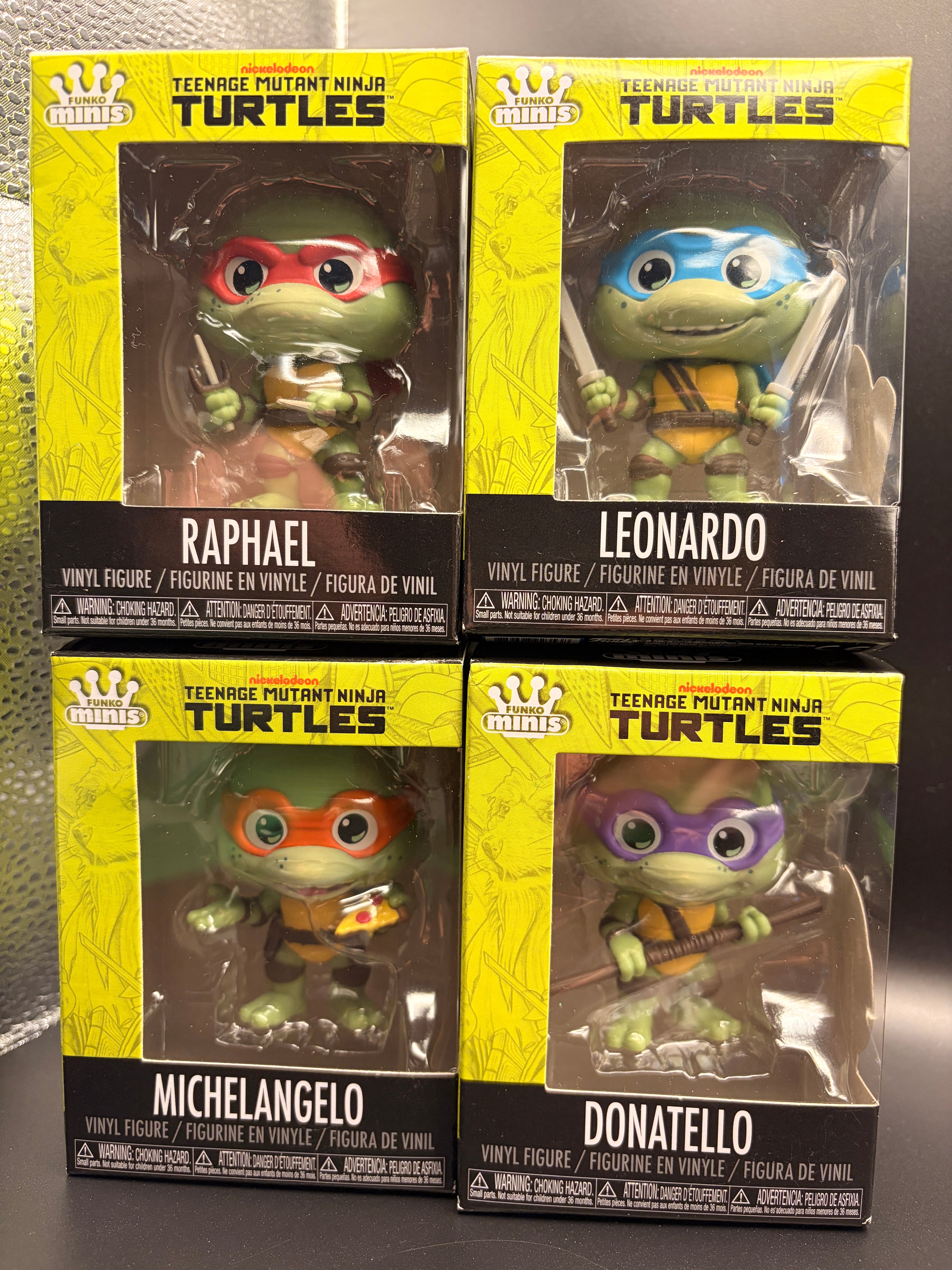 Funko Minis: Teenage Mutant Ninja Turtles Vinyl Figure Set (4-Pack)