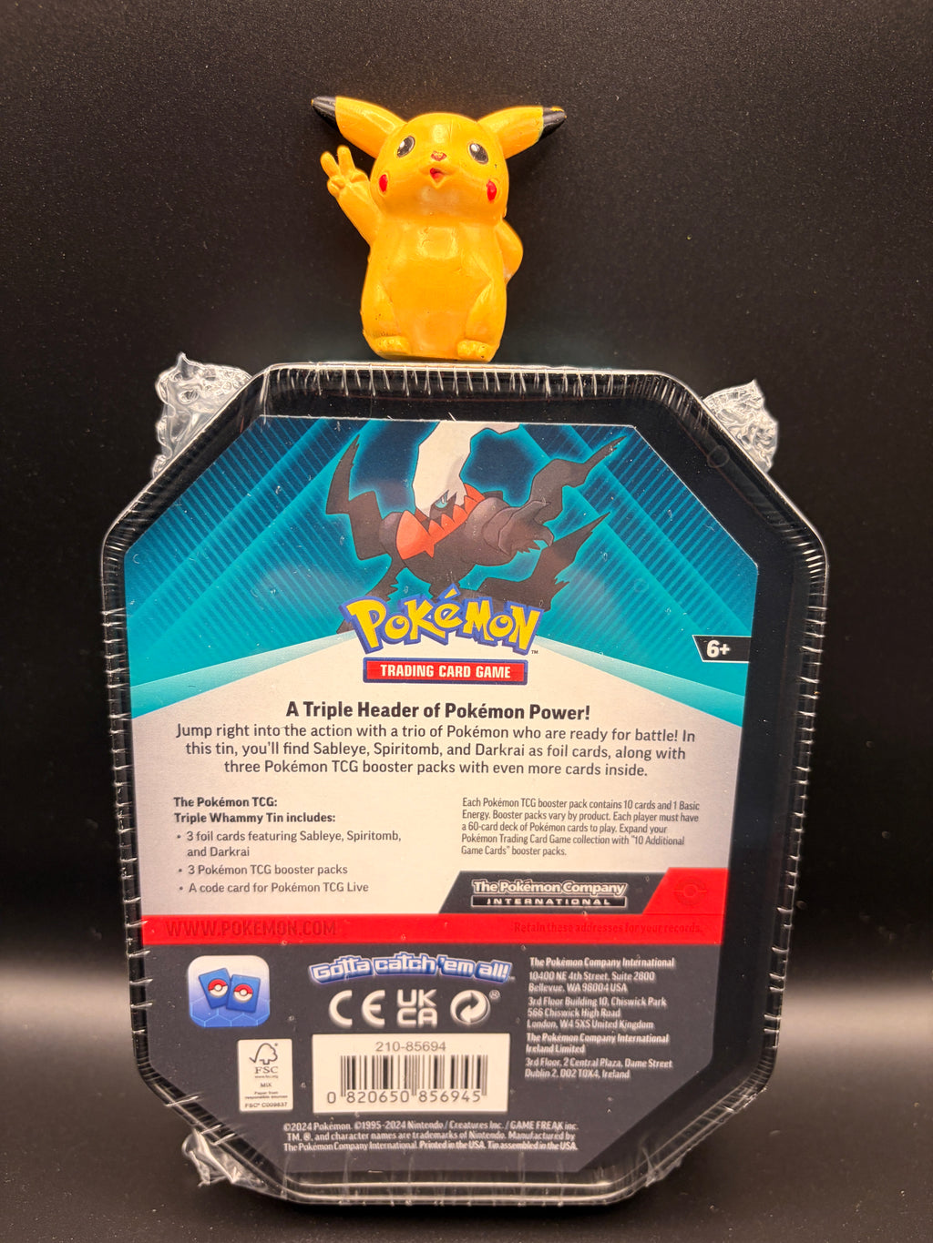 Pokémon TCG: Triple Whammy Collector Tin Set Bundle