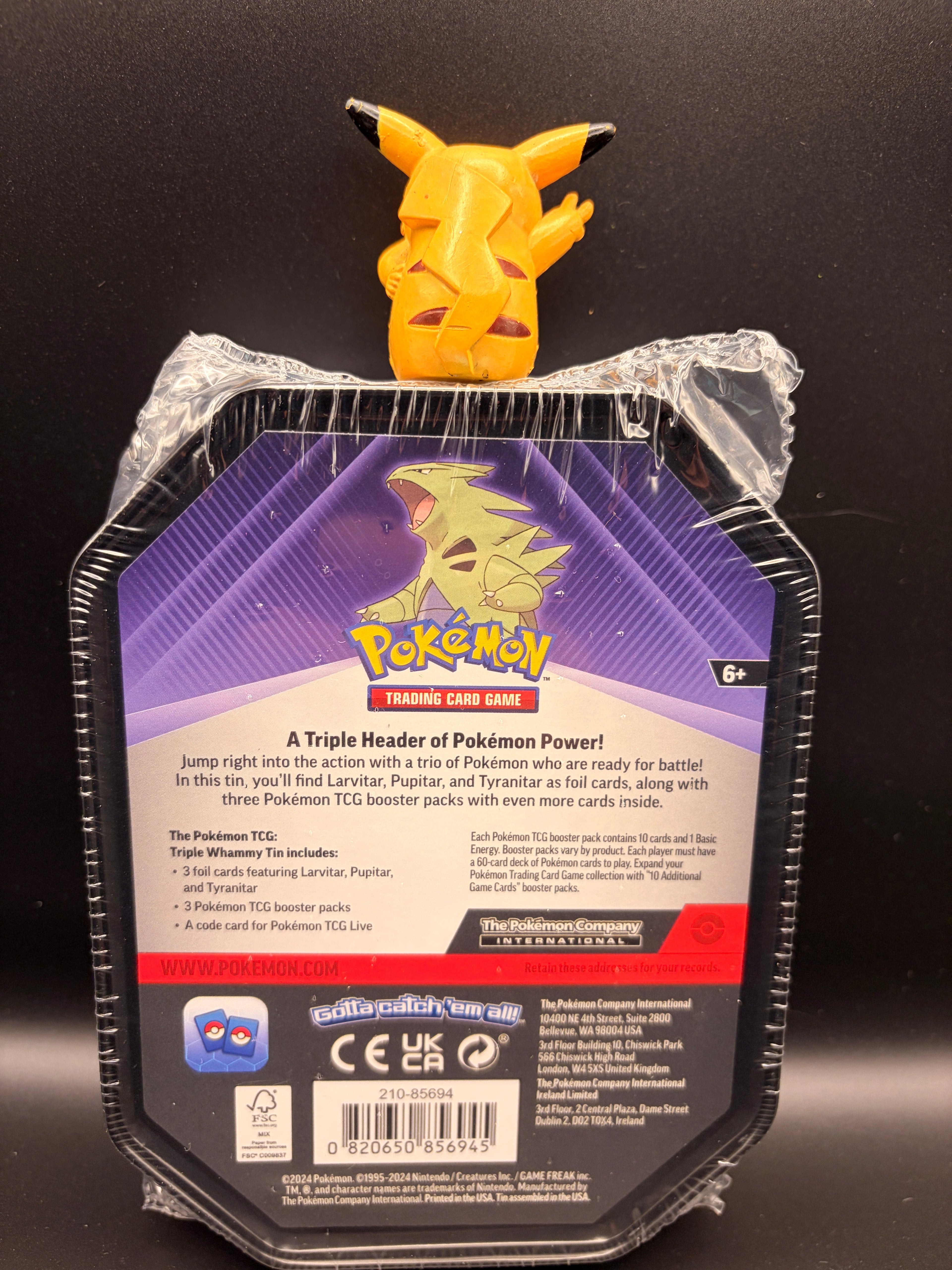 Pokémon TCG: Triple Whammy Collector Tin Set Bundle