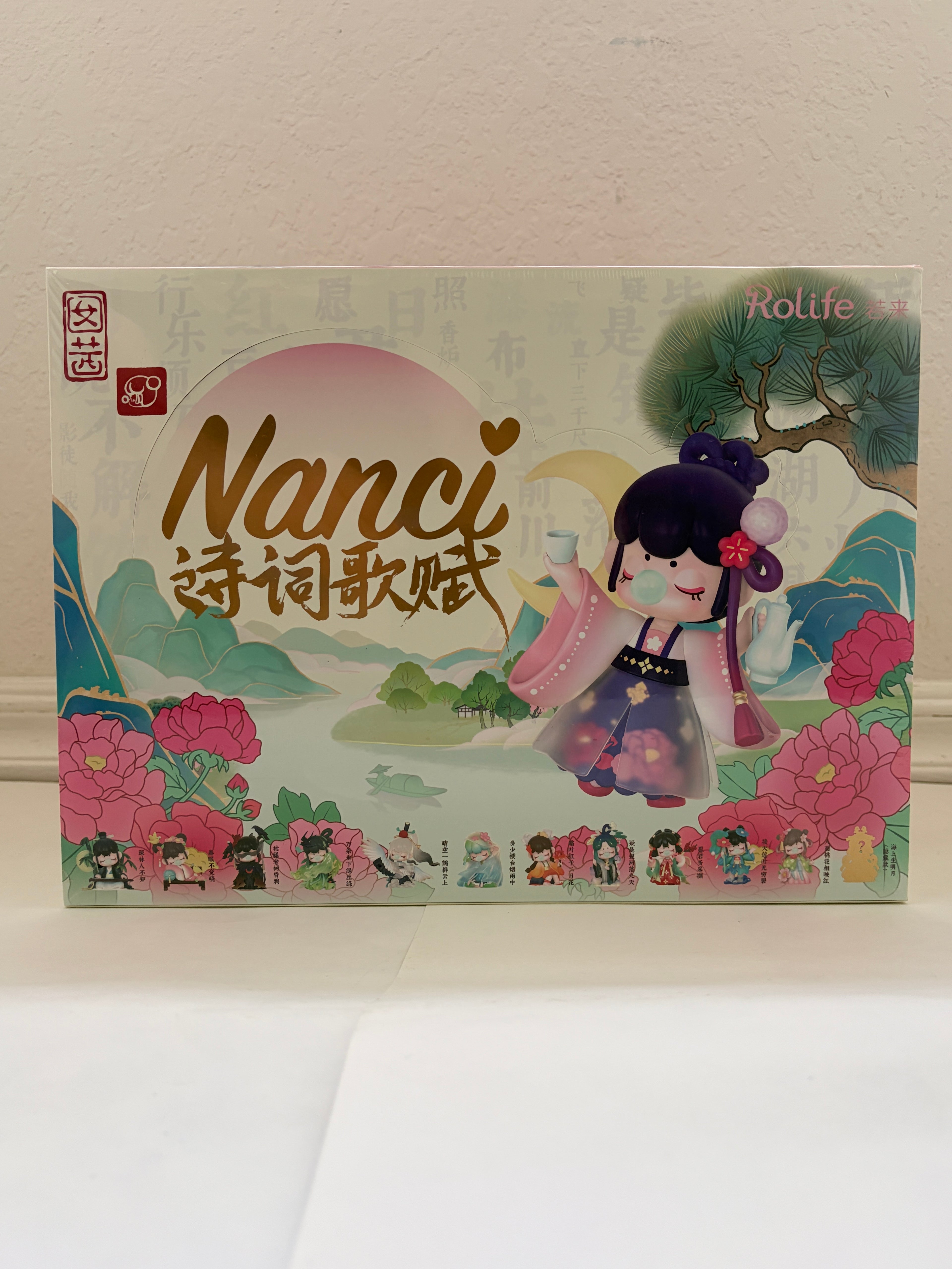 Robotime Rolife Nanci Chinese Poetry Series Blind Box Case (Full Set of 12, Sealed)