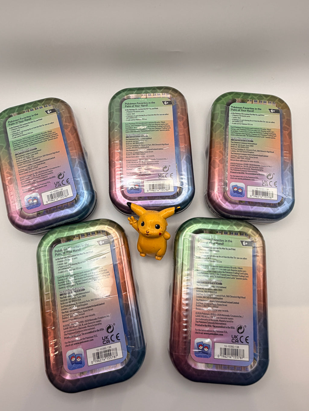 Pokémon TCG: Complete Lumiose City Mini Tin Set (Lot of 5 Tins)