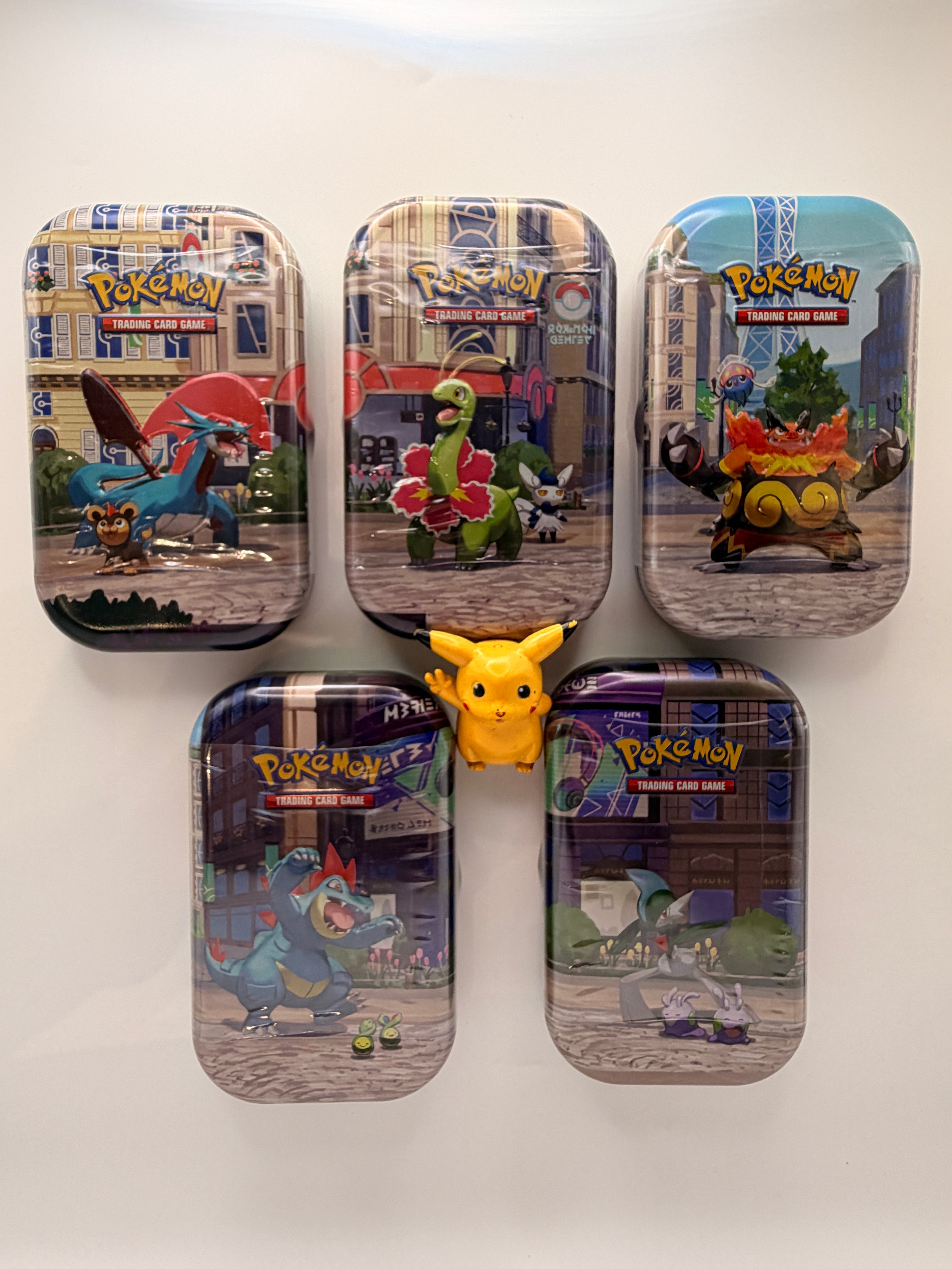 Pokémon TCG: Complete Lumiose City Mini Tin Set (Lot of 5 Tins)