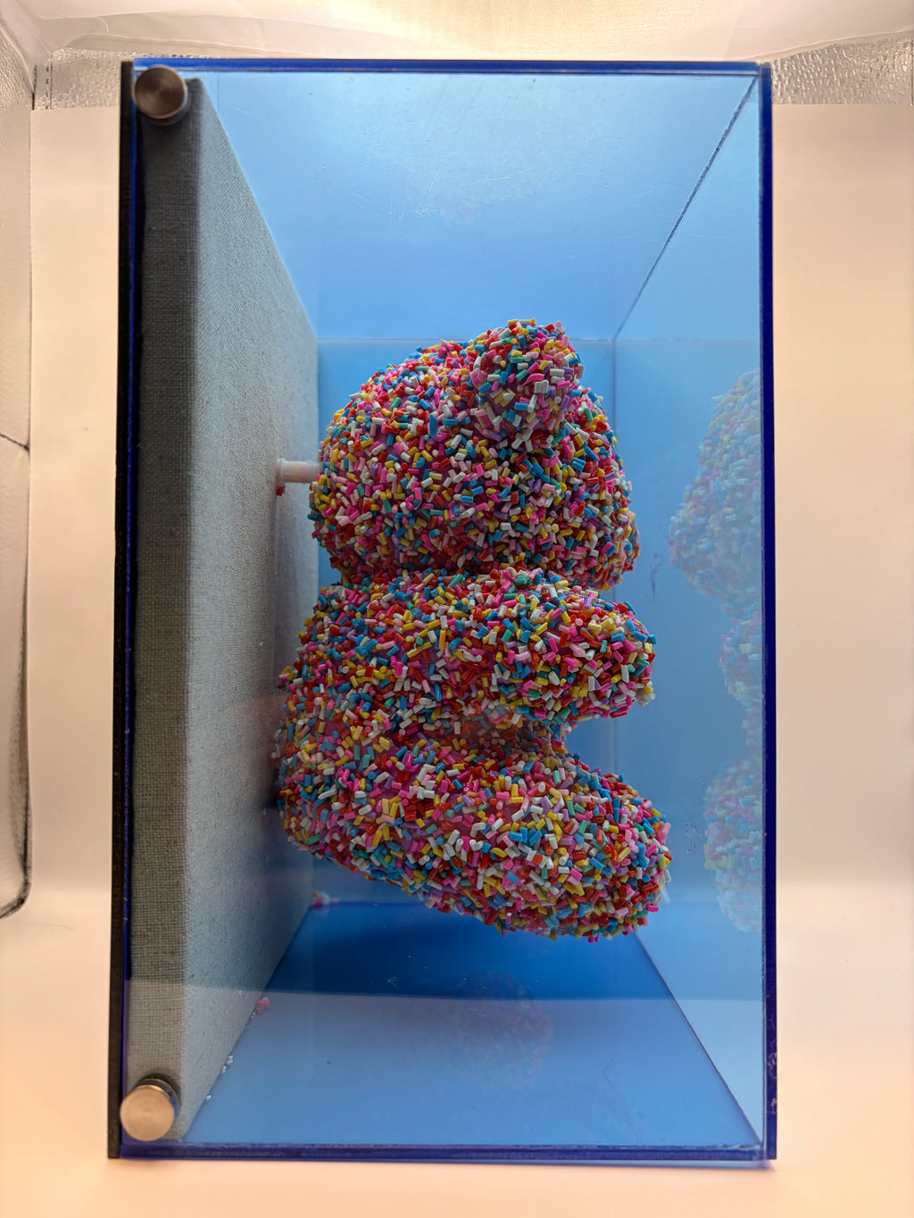 Think Sweet: Sprinkle Gummy Bear Wall Art (Pop Art Acrylic Decor)