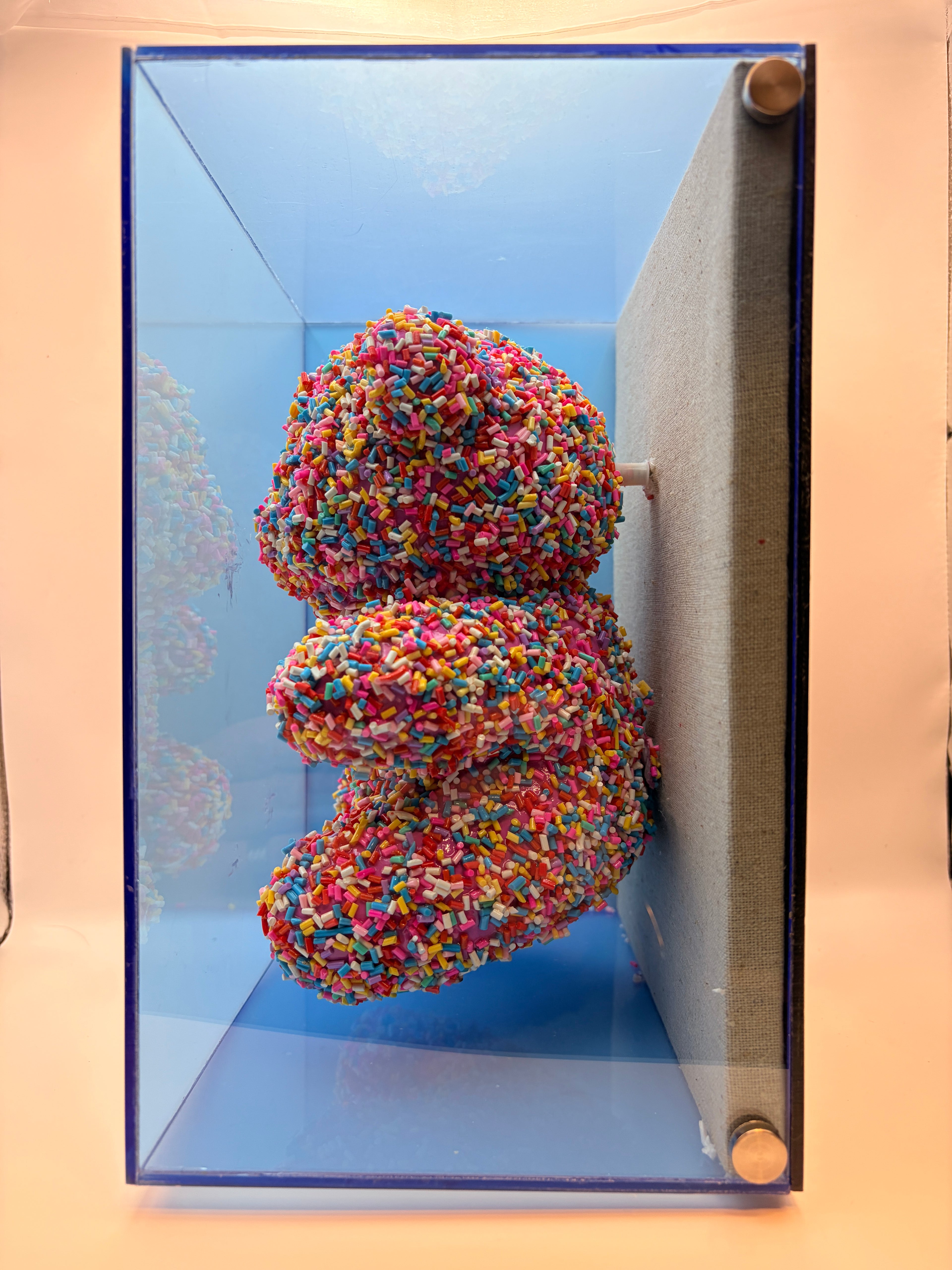 Think Sweet: Sprinkle Gummy Bear Wall Art (Pop Art Acrylic Decor)